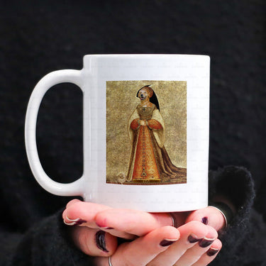 Personalized Dog Gift Idea - Royal Dog's Portrait 68 For Dog Lovers - White Mug
